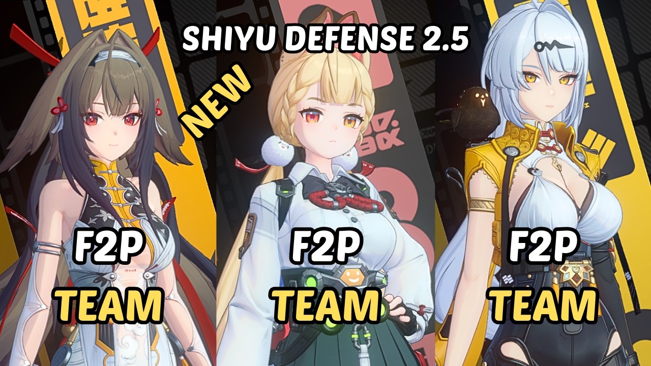 F2P Shiyu Defense ZZZ Alice F2P Team x M0W0 Yixuan F2P x F2P Ye Shunguang Zhao Zenless Zone Zero 2.5