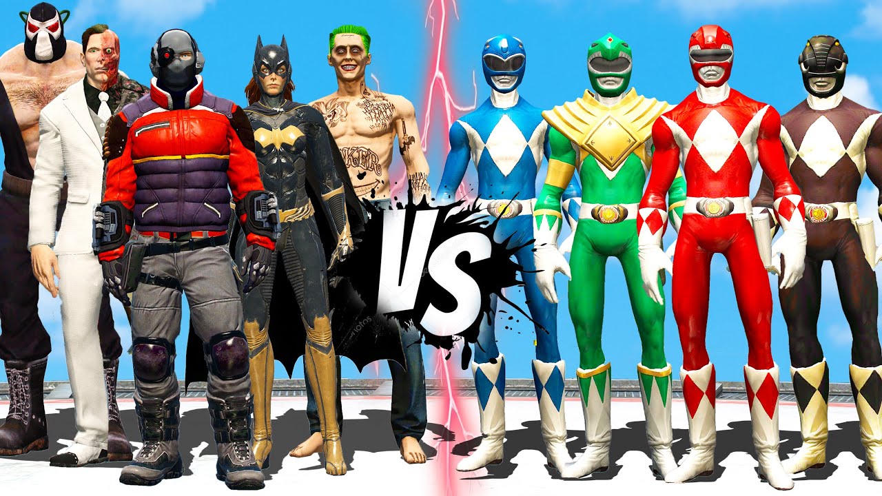 Power Rangers VS DC Villain - Epic Battle