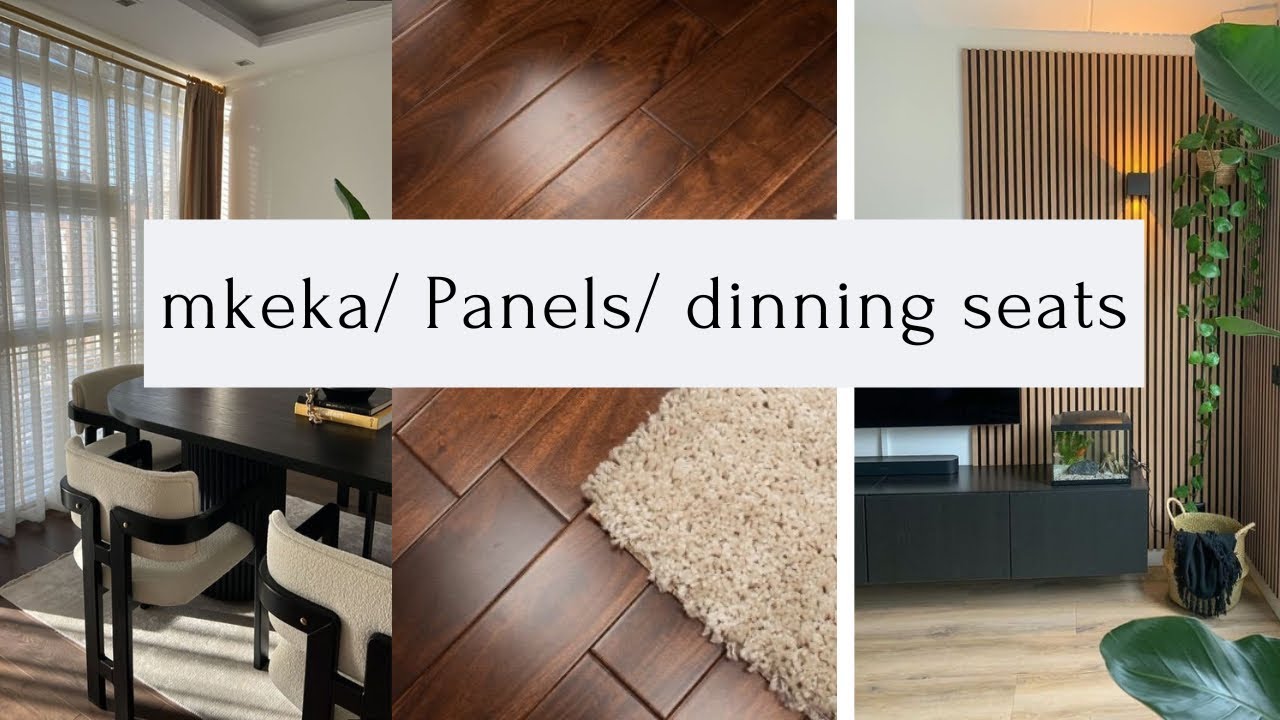 Vlog 29: New Dinning seats/ accent Wall panels/ Wooden floor + Home haul
