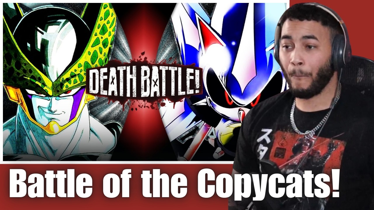 OtakuCouple реагирует: Селл против Метал Соника (Dragon Ball против Соника Ежа) | Смертельная битва!