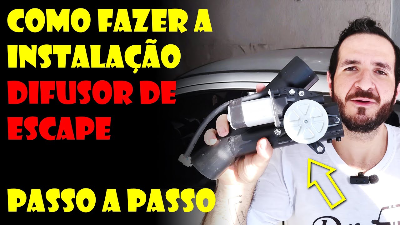 Como Fazer Instalação do Difusor de Escapamento PASSO A PASSO!