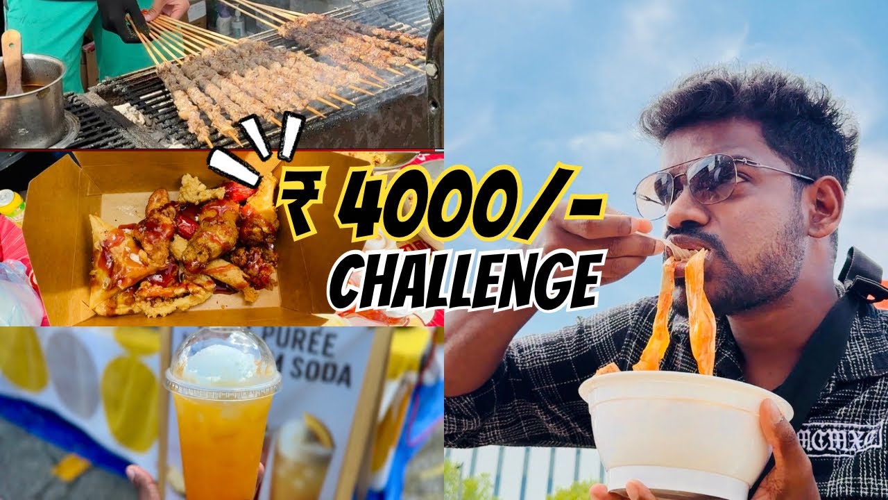 Canadian ₹ 4000 /- Asian street food challenge !! Vlog 68