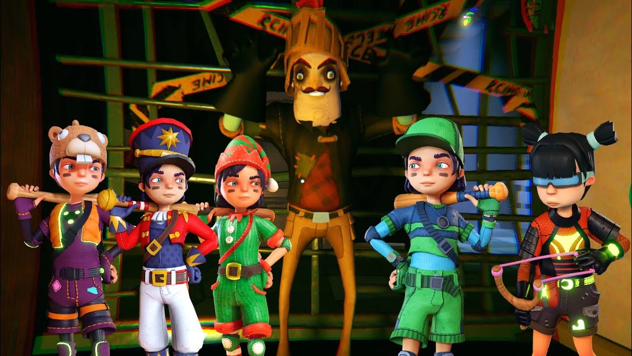 4 Braves And Scout VS Scary neighbor! - Secret Neighbor gameplay 2026