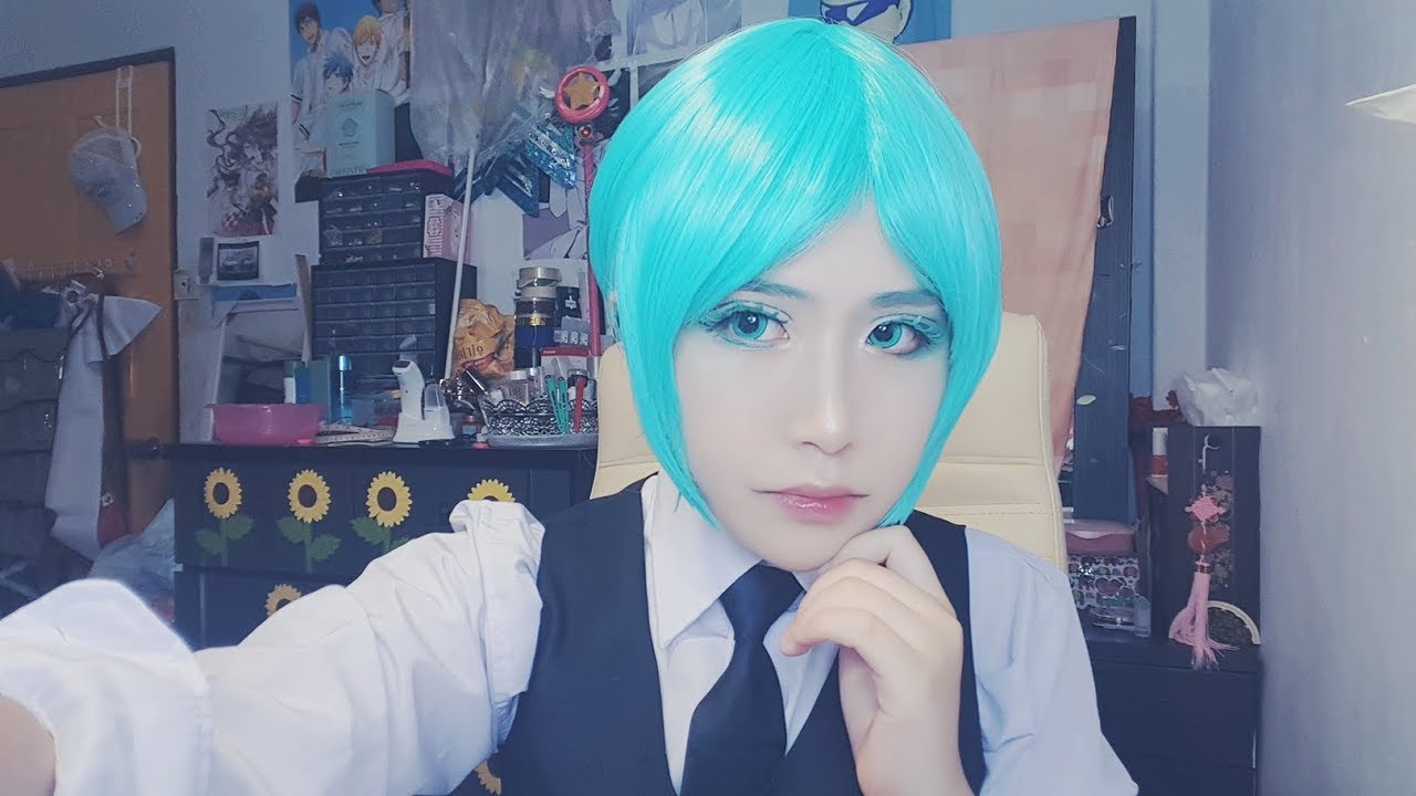 Phosphophyllite Cosplay Makeup|宝石之国磷cosplay妆容| By Sunny