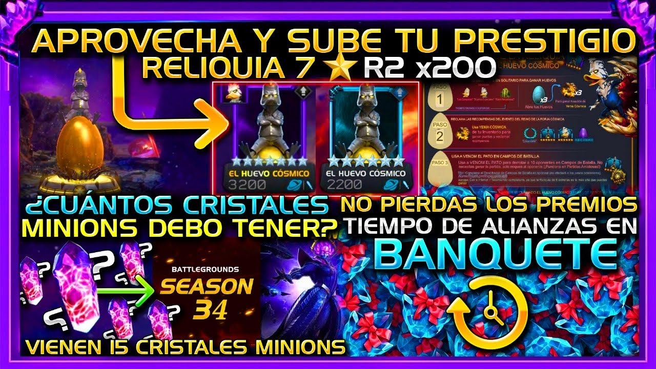 НЕ ПРОПУСТИТЕ ПРИЗЫ НА БАНКЕТЕ — 200 БЕСПЛАТНЫХ 7-ЗВЕЗДНЫХ РЕЛИКВИЙ И 15 КРИСТАЛЛОВ «МИНЬОН» В МА...