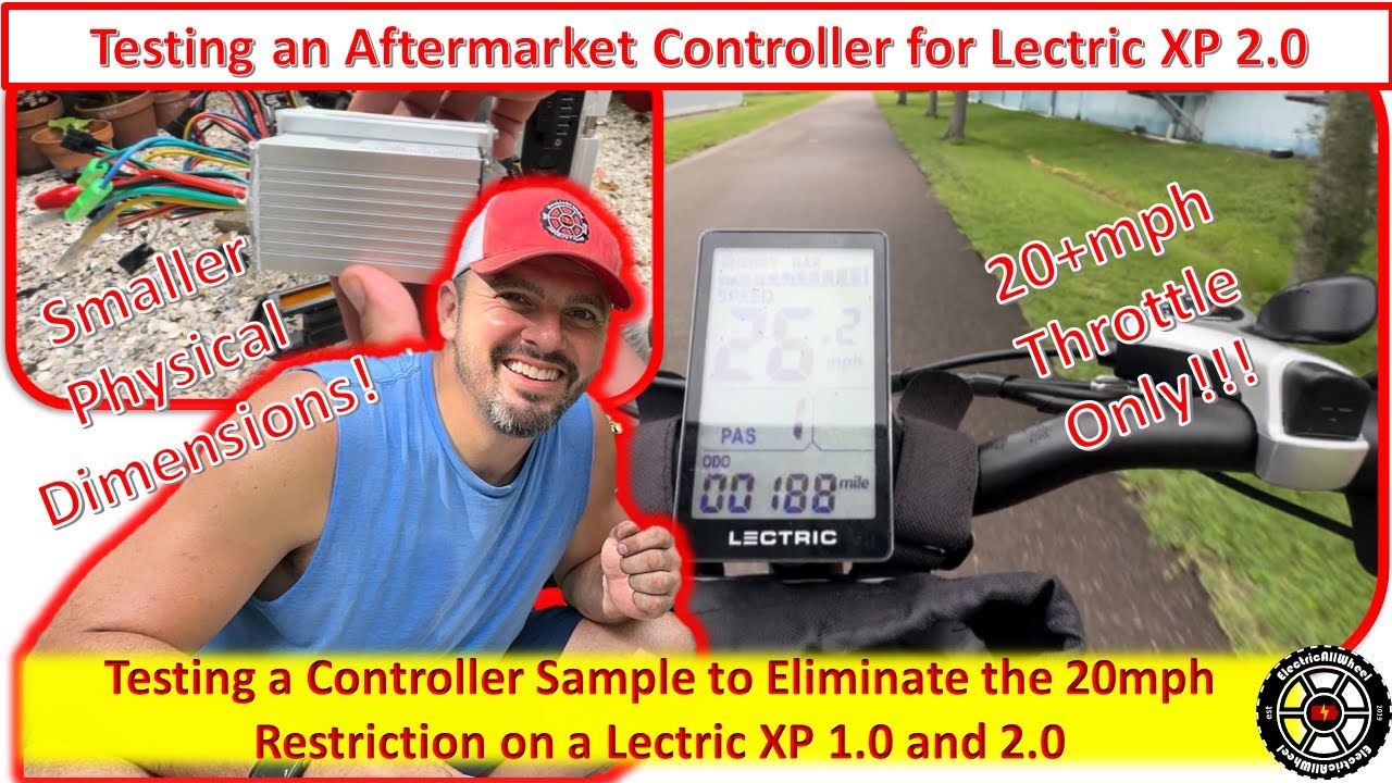 Lectric | XP2.0 | No Speed Limit on Throttle! Testing Aftermarket Controller with Factory Specs
