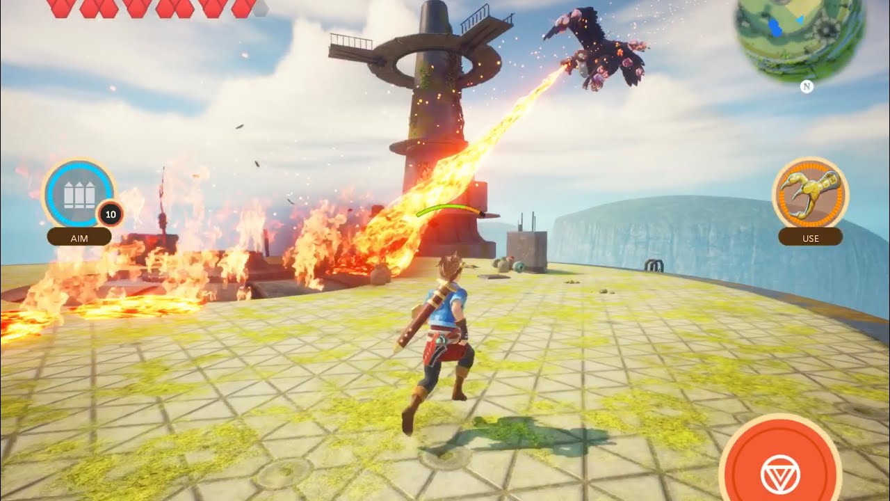 Oceanhorn 2 : BOSS FIGHT ( Chora Tuyk ) Fire Bird iOS