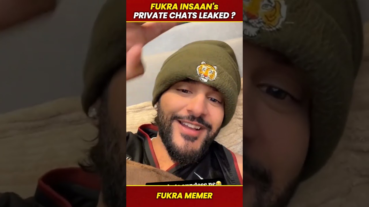 Fukra Insaan Private Chats LEAKED ? Fukra Insaan Expose 😱 