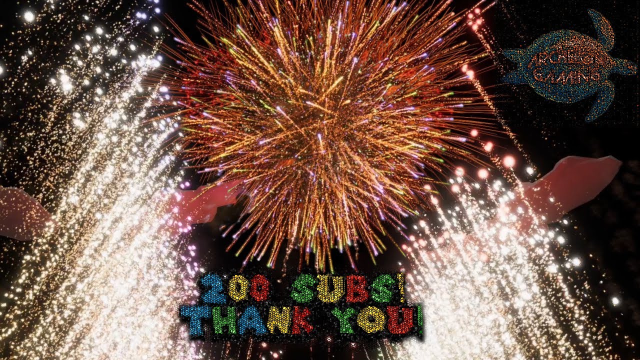 AMAZING WE HIT 200 SUBSCRIBERS! Enjoy This Custom Firework Show Just For You! Thank You All So Much!