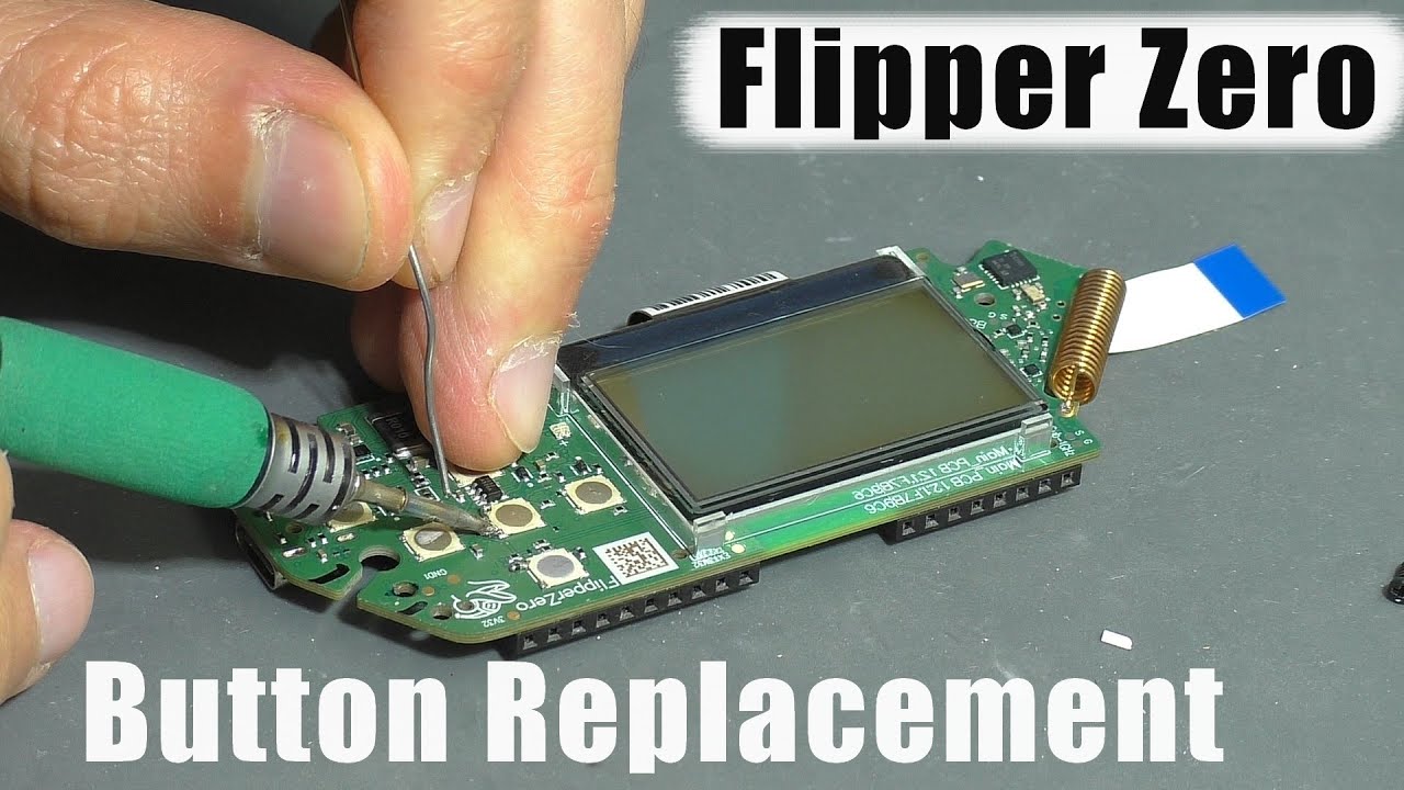 False Double Click / Button Replacement / Dissassembly | Flipper Zero | REPAIR / FIX