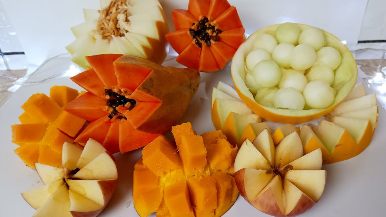 DECORAÇÃO com frutas /MELÃO,MELANCIA