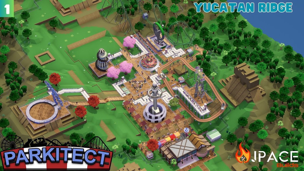 Building a Mega Park in Parkitect's Yucatan Ridge Map! | Ep 1