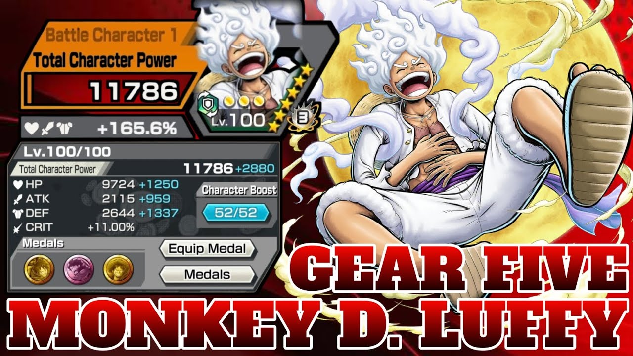 MONKEY D. LUFFY GEAR FIVE GAMEPLAY | ONE PIECE BOUNTY RUSH | OPBR