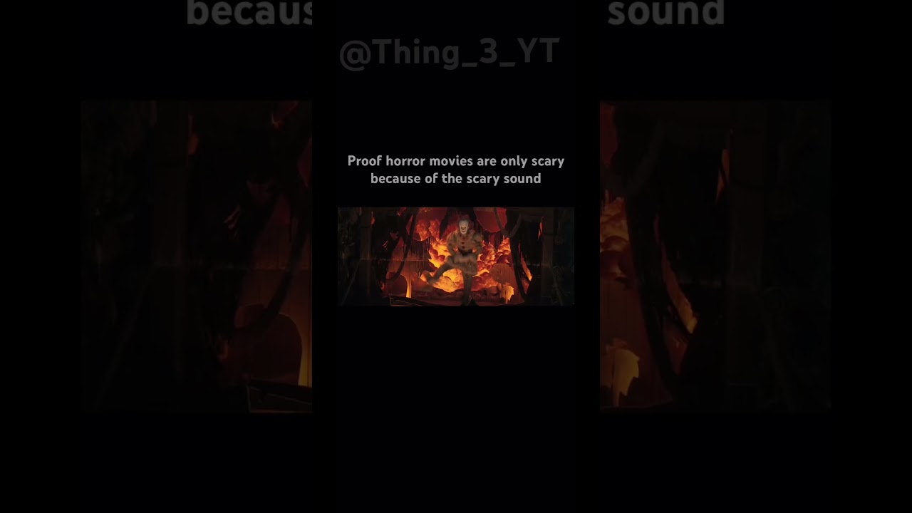 Proof horror movies are only scary because of the sound: #memes #music #dude #horror #manifestedit