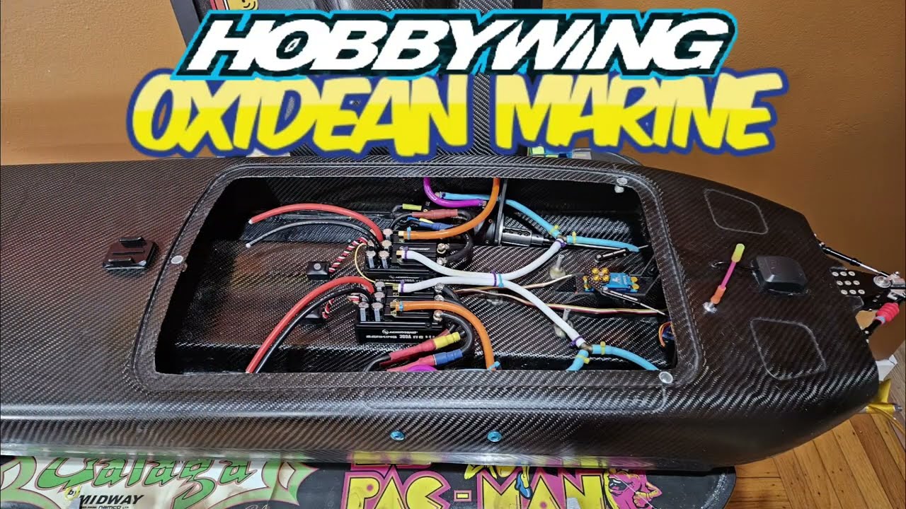 НОВИНКА! Регулятор скорости Hobbywing 300A Seaking HV установлен на радиоуправляемой лодке Oxidea...