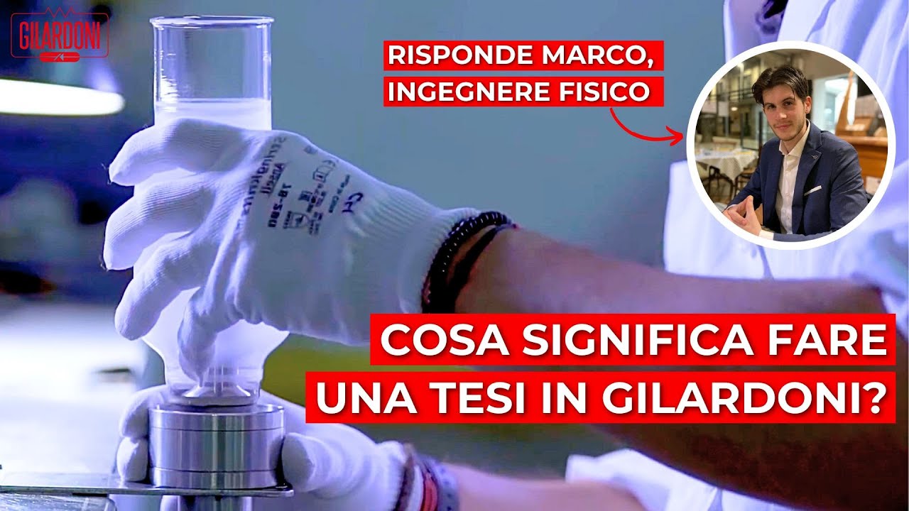 Perché fare la TESI in AZIENDA da GILARDONI? Risponde Marco!