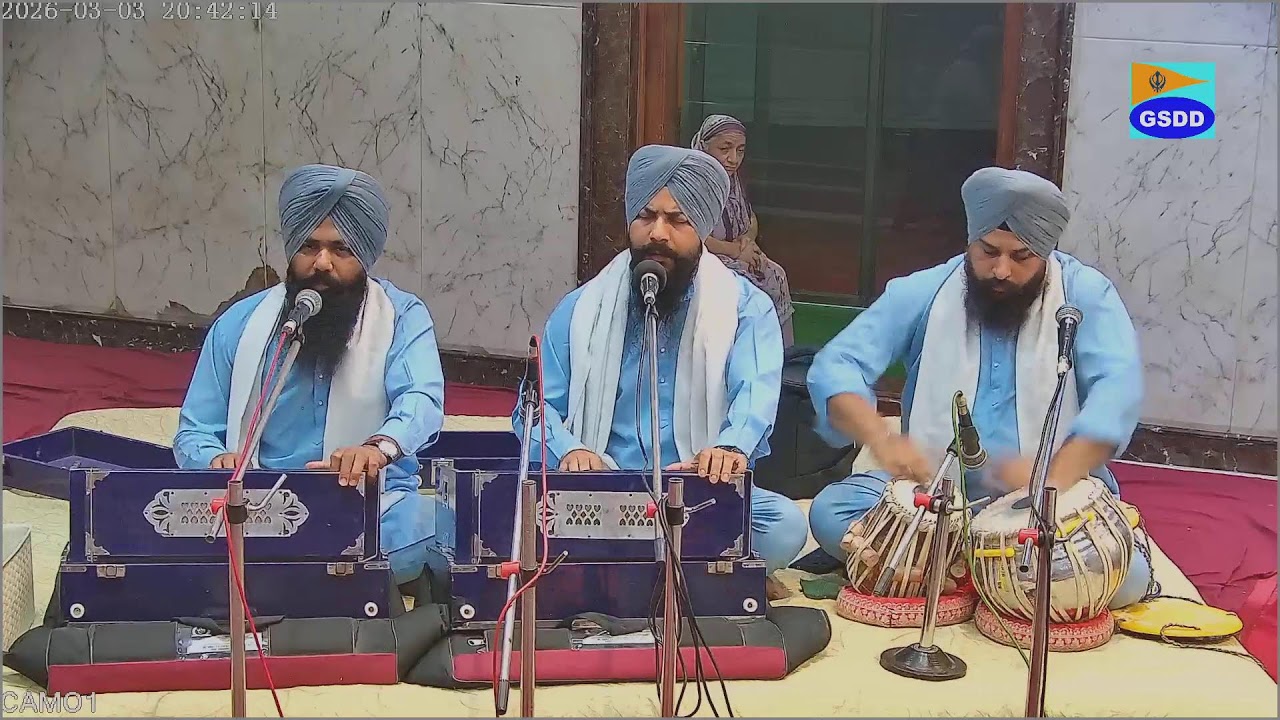 KIRTAN  GURBANI FROM GURDWARA SRI DASHMESH DARBAR GURU TEGH BAHADUR NAGAR SION MUMBAI