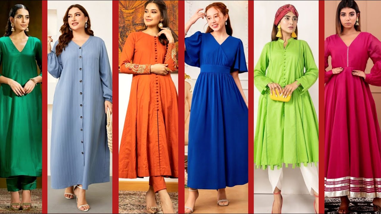 90+ Plain Dress Design 2024 || Summer Dress Design 2024 || Dress Design