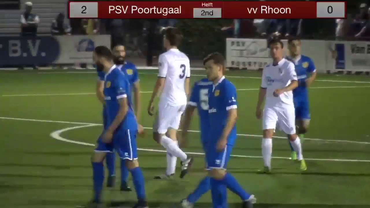 Doelpunten PSV Poortugaal -   vv Rhoon RTV Albrandswaard Toernooi