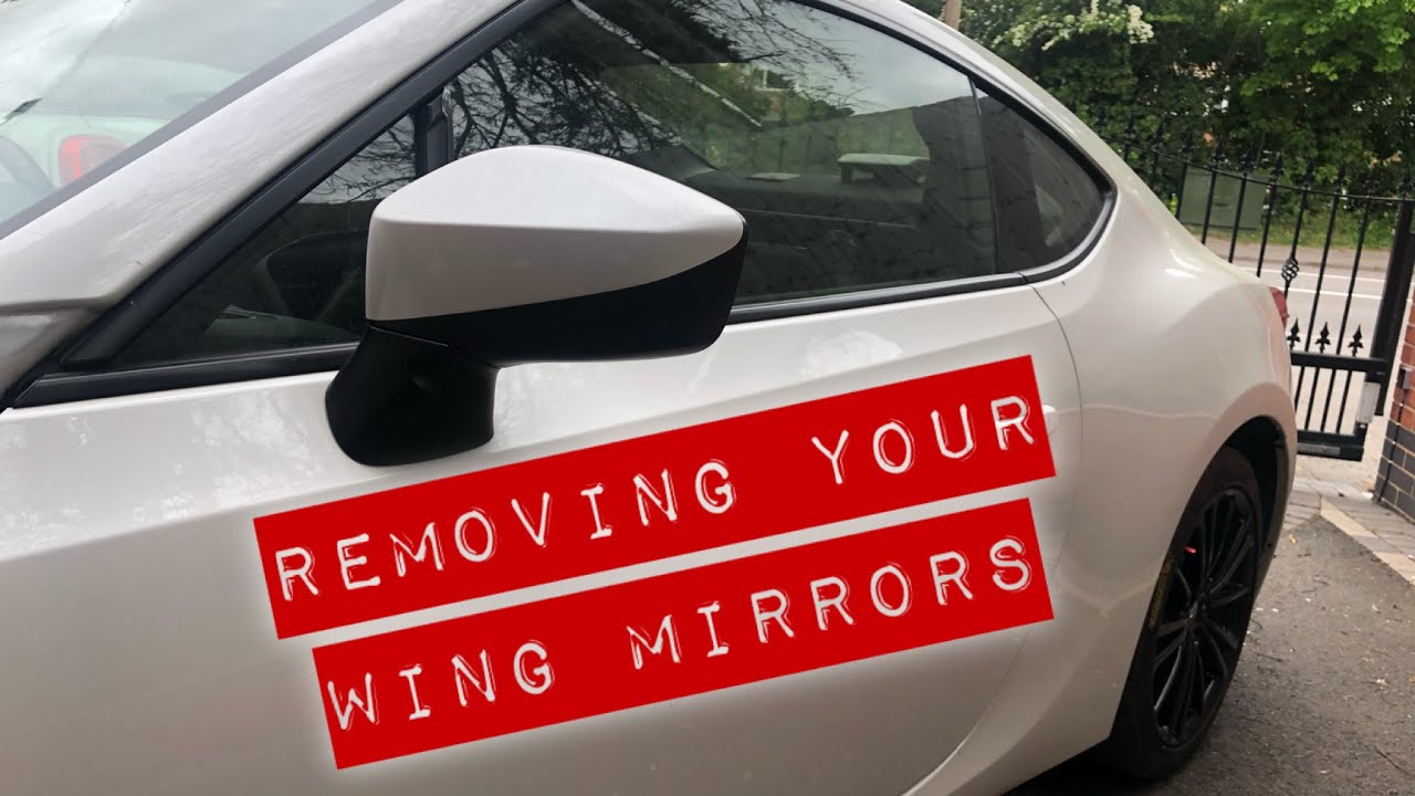 Subaru BRZ FRS GT86 Removing the side mirrors