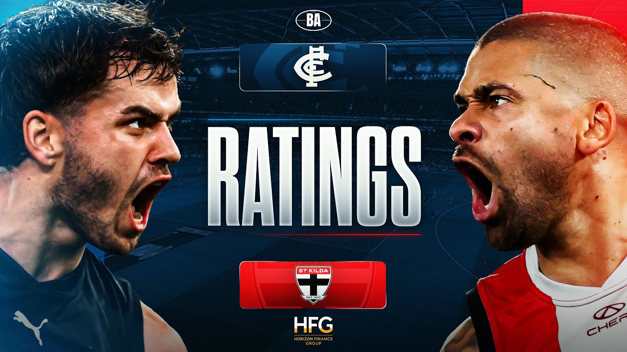 The Ratings | Carlton 🔵 v 😇 St Kilda | AFL Round 22, 2026