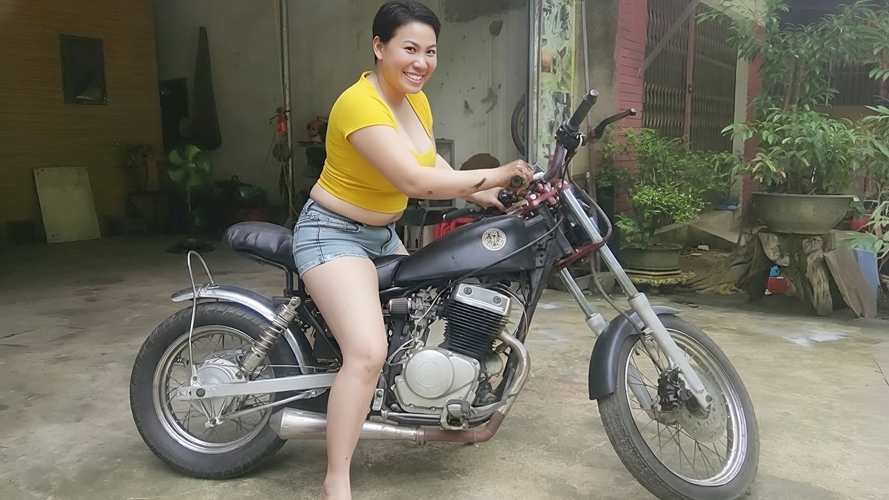 The Genius Girl Restores a 1985 Honda Rebel 250 – A 75-Year-Old Woman’s Tears Turn to Joy