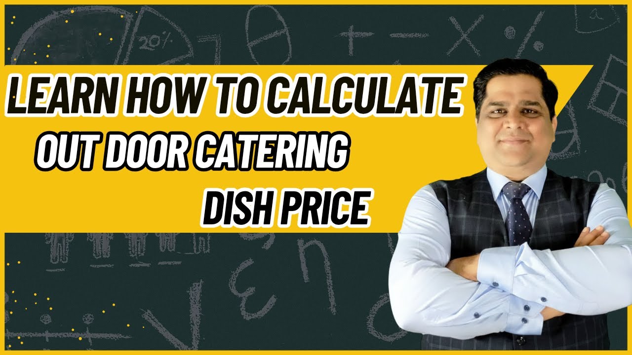 Case Study: ODC Event Menu Price Calculation | Sanjay Jha | Restaurant Manager Trainer