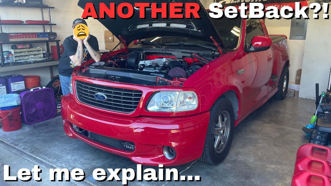 First WOT Boost Pulls in the GT500 Swapped Ford Lightning GONE WRONG?!