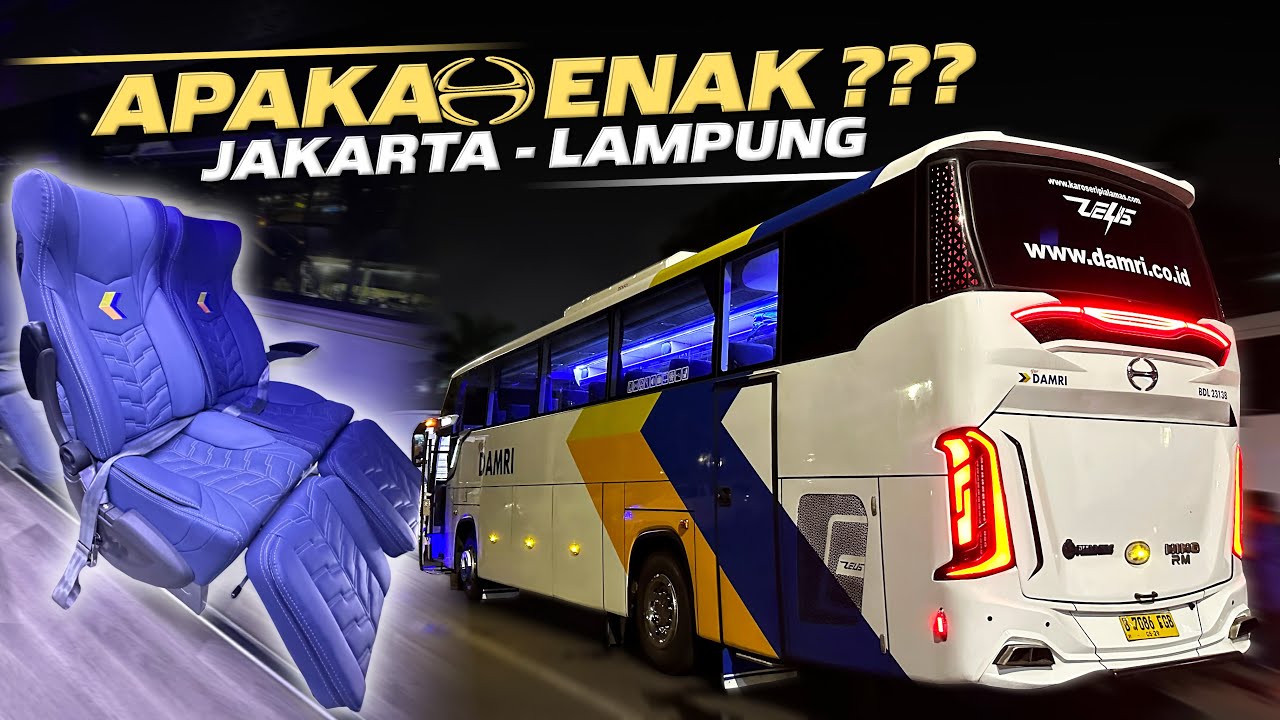 BEGINI RASANYA NAIK BUS BARU DAMRI ‼️ Trip Jakarta - Lampung with DAMRI Executive Class