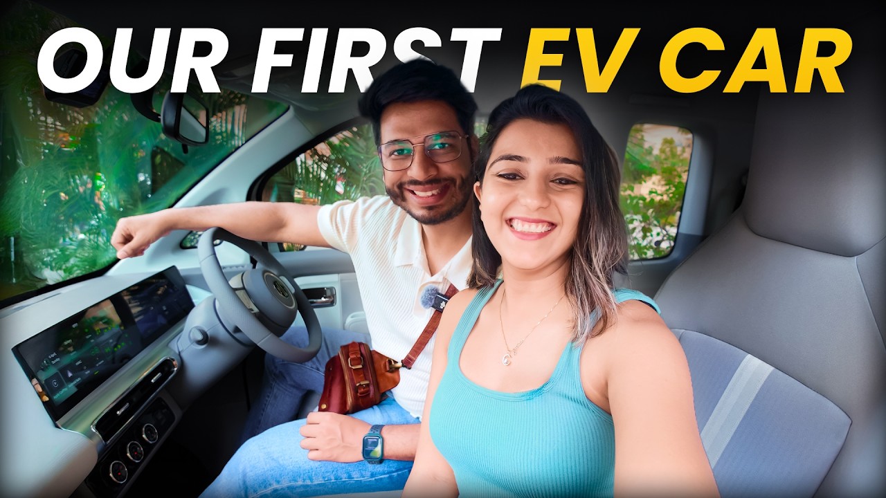 Bought a new EV car 🚗 for Wife 👸
