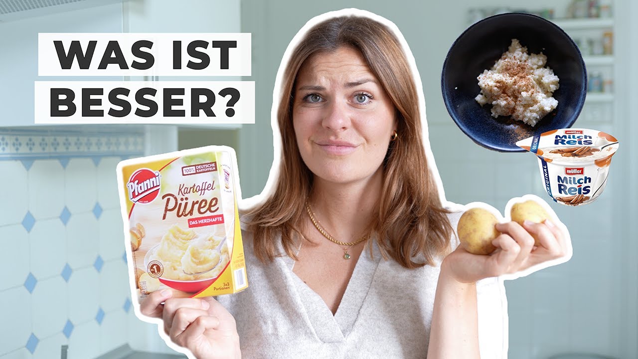 Selbstgemacht vs. gekauft - Was schmeckt bessert? | Milchreis, Kartoffelbrei & Joghurt 🍧🥔