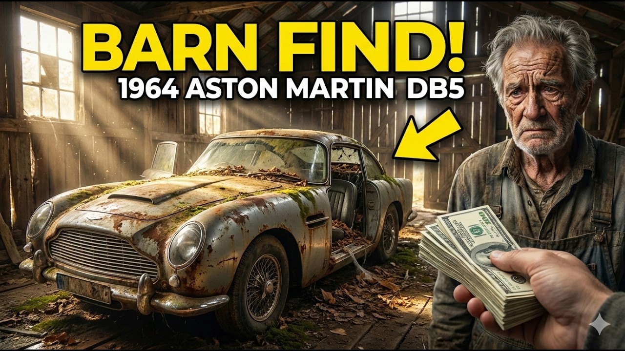 INSANE Barn Find! James Bond Aston Martin DB5 1964