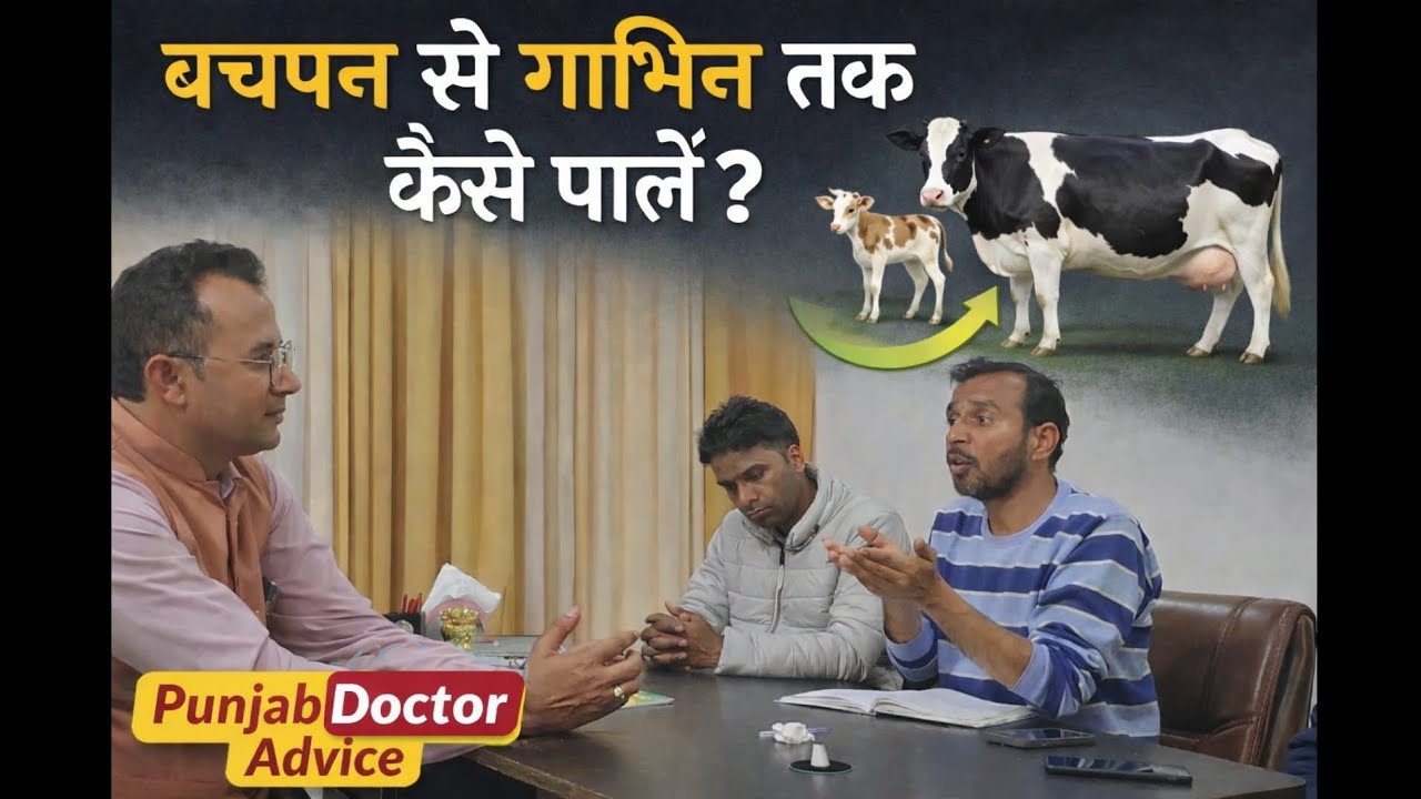 बछिया से गाभिन तक: सही पालन का पूरा फार्मूला | Punjab Doctor की सलाह || Asees Feed || Chikara Dairy 