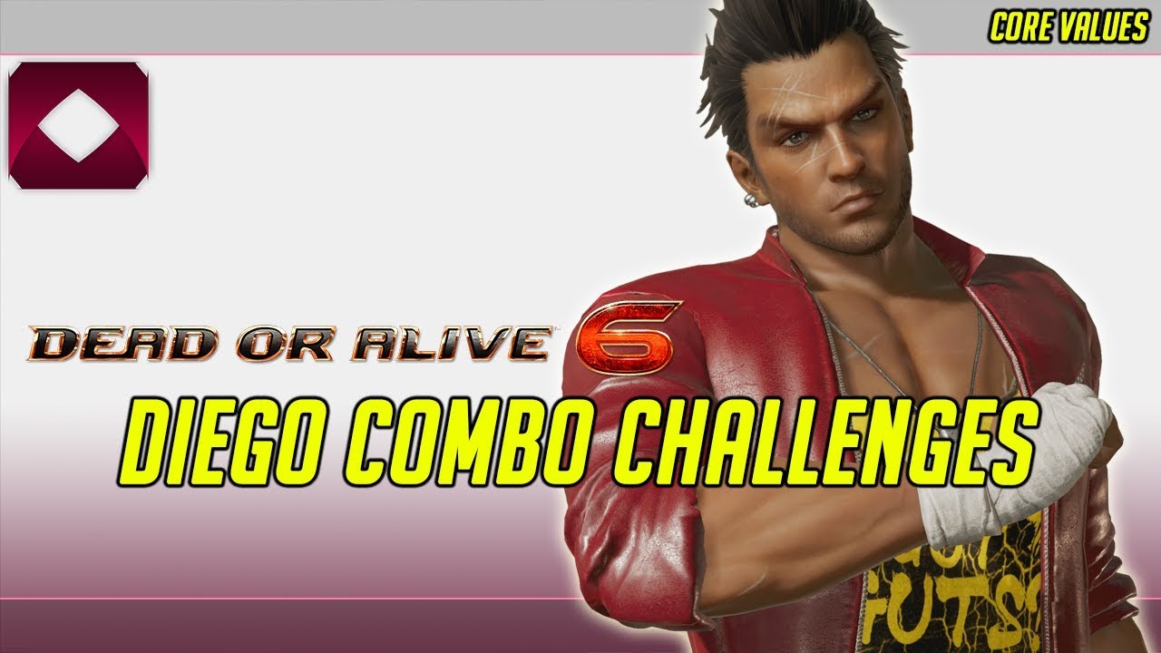 Diego Combo Challenges - Dead or Alive 6 4k60