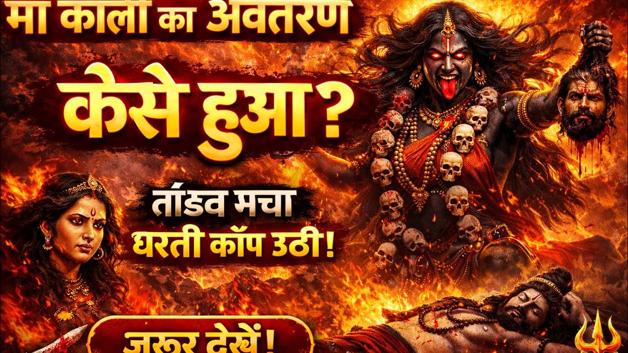 👉 माँ काली का अवतरण कैसे हुआ? | जब धरती काँप उठी | Kali Avtaran Katha