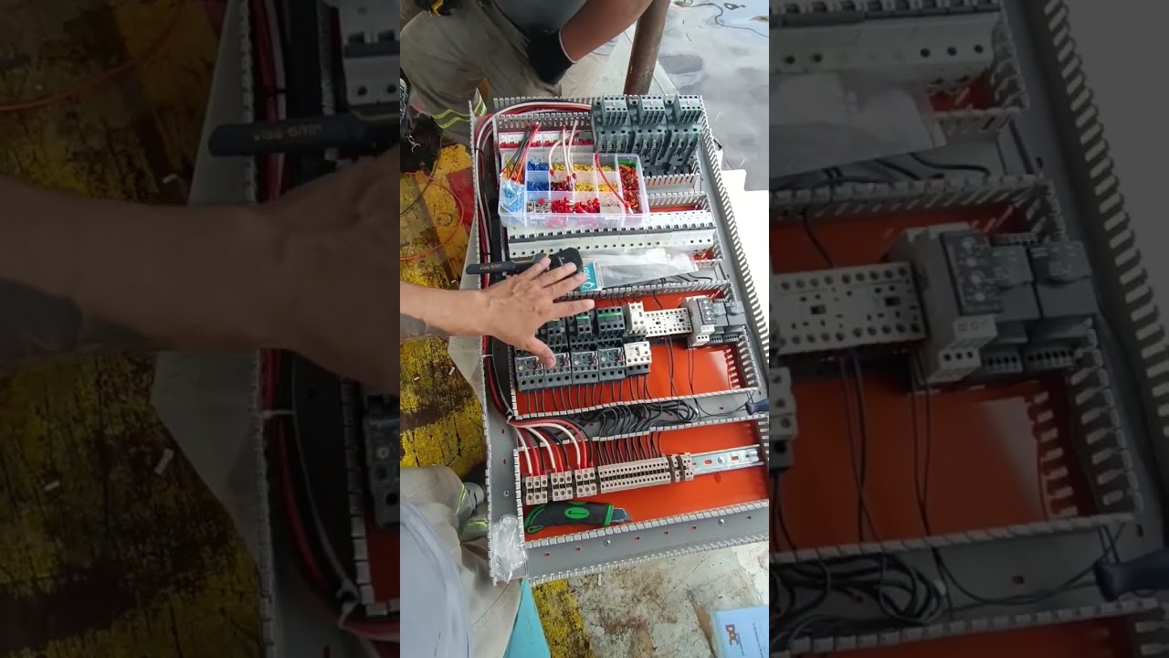 Montagem de painel de comando #eletrica #industrial #automacaodeprocessos #comandoseletricos