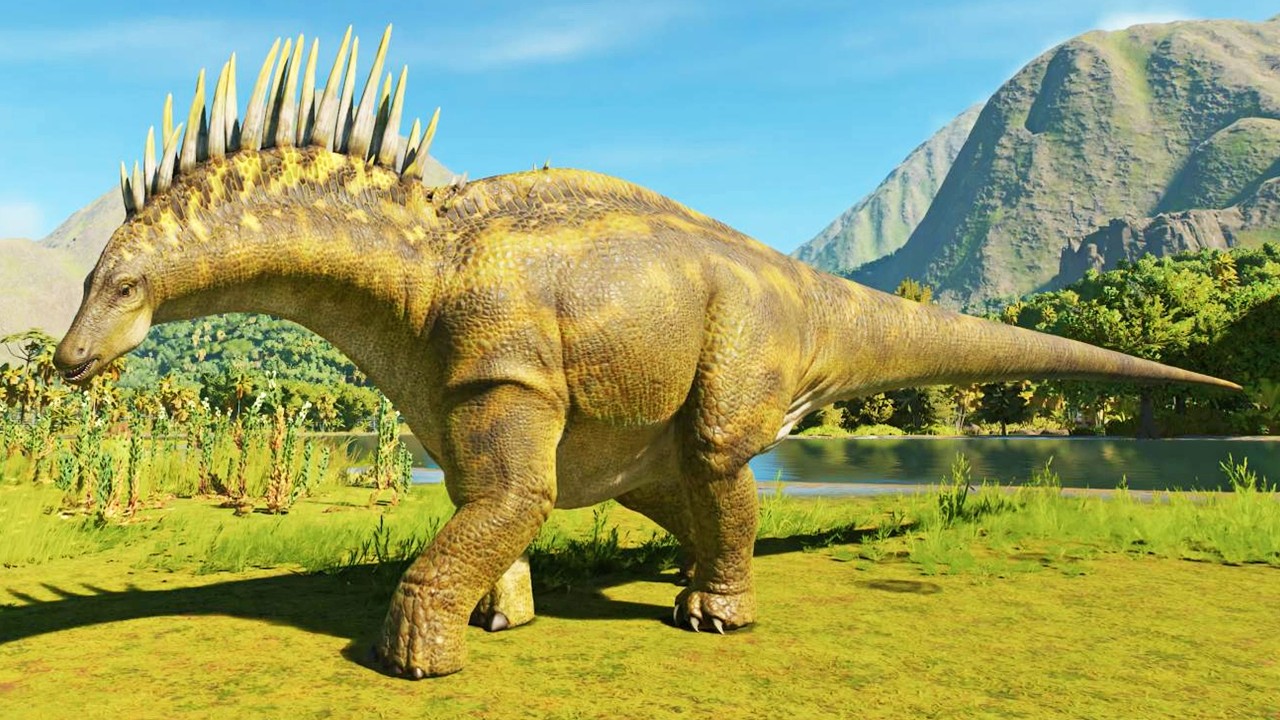 Jurassic World Evolution 3 - Amargasaurus Gameplay (PS5 UHD) [4K30FPS]