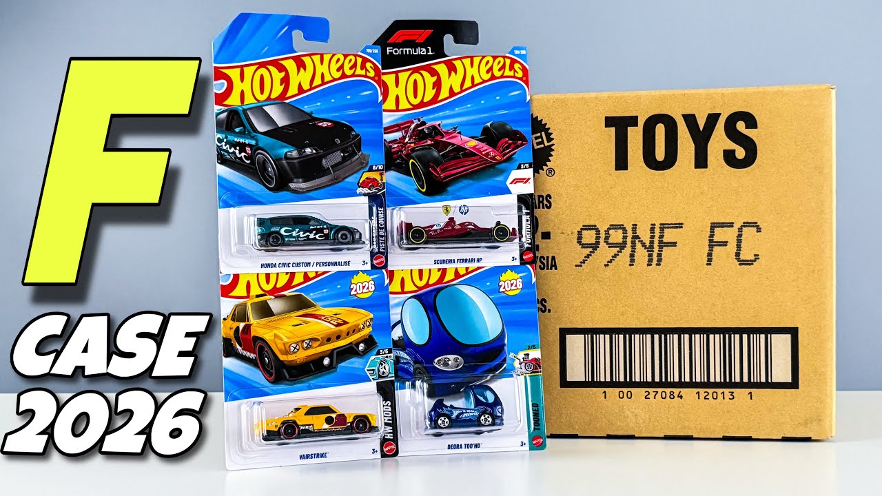Unboxing Hot Wheels 2026 - F Case!