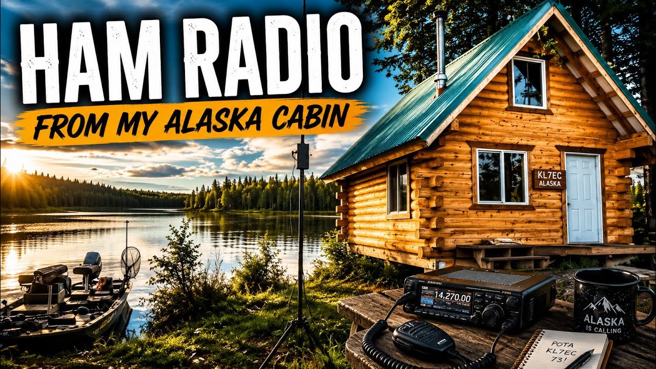 POTA FROM ALASKA OFF-GRID CABIN: Parks On The Air-Ham Radio