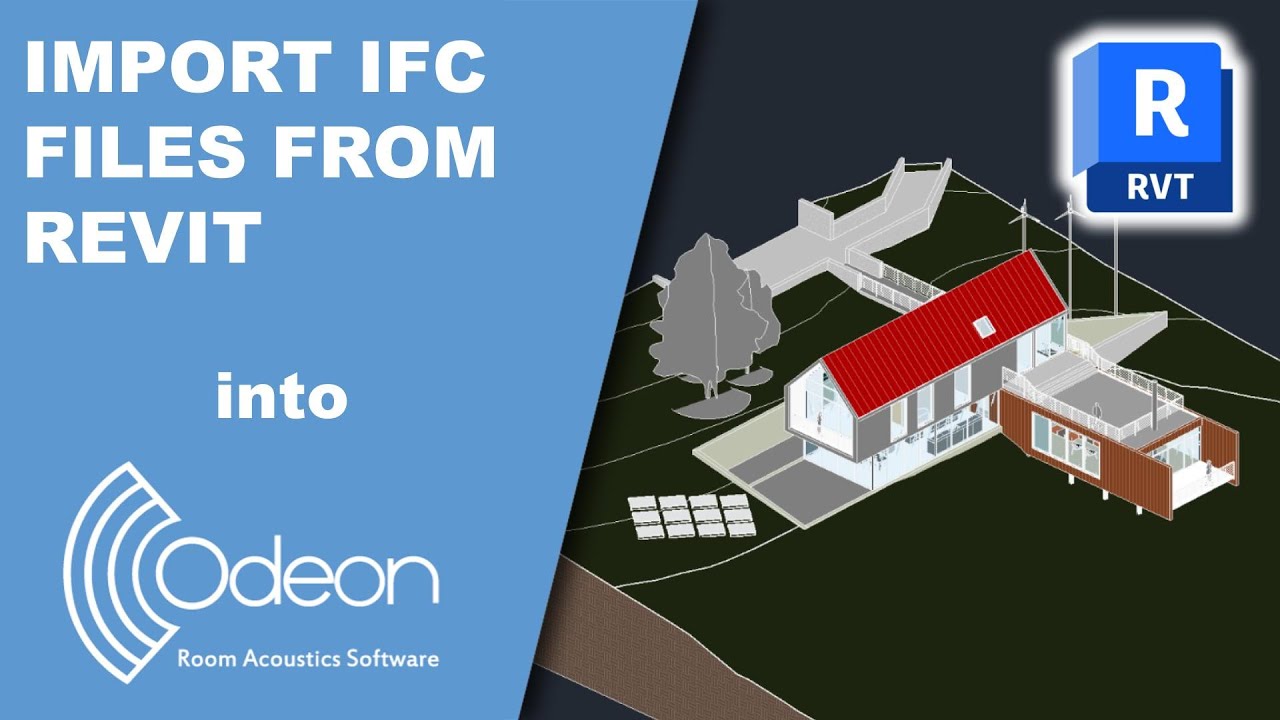 Importing IFC files from Revit into ODEON Room Acoustics Software