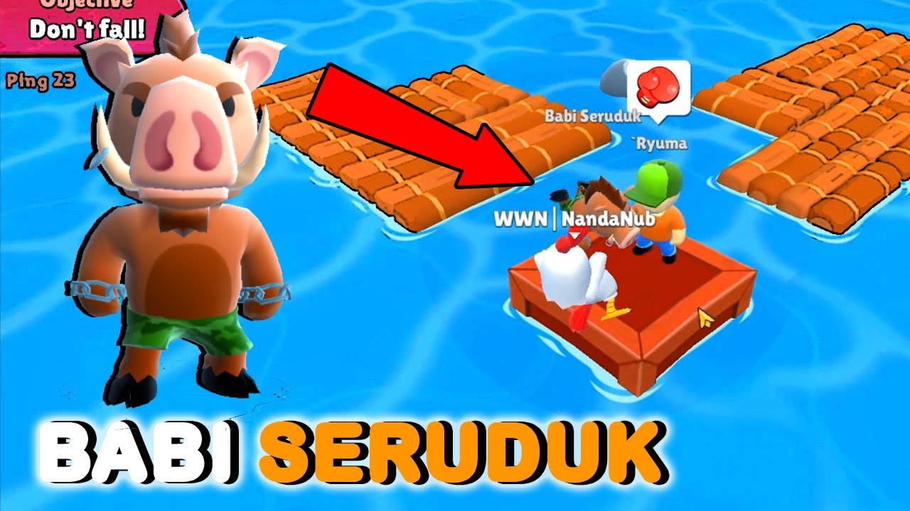 B4BI SERUDUK Ngeselin Bun! - STUMBLE GUYS
