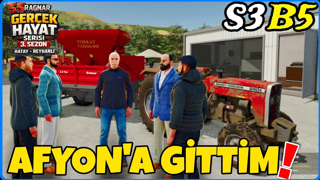 SÜPRİZ AFYON ZİYARETİ🔸️ESKİ DOSTLARIMLA GÖRÜŞTÜM🔸️YENİ TARIM ALETLERİ ALDIM🔸️FS25 GERÇEK HAYAT 