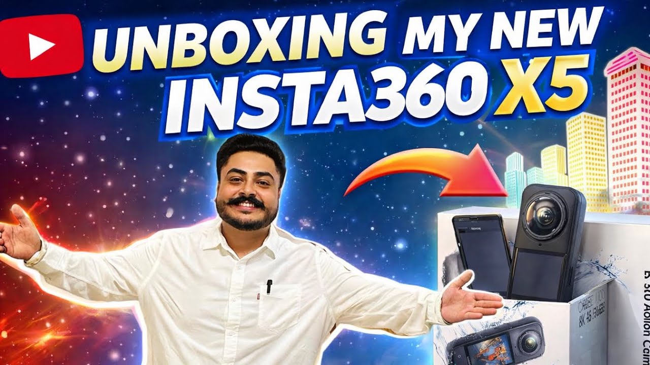 Unboxing My New Insta360 X5 🔥 Is This the Best 360 Camera?