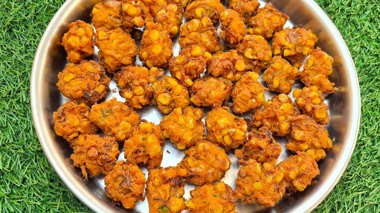 కరకరలాడే స్వీట్ కార్న్ పకోడీ😋 Sweet Corn Pakoda Recipe👌 Evening Snack recipe//Easy Corn pakodi