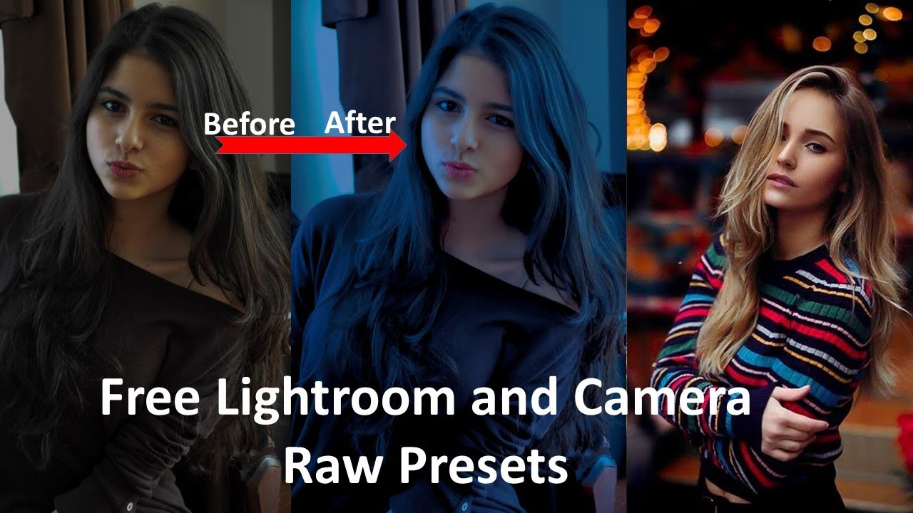 Edit Professional Photo in Adobe CC||Free Lightroom Premium and Camera raw Presets to free download