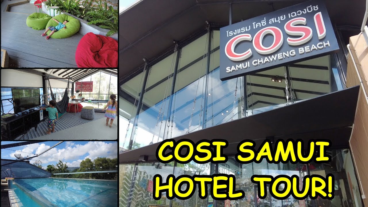 COSI SAMUI CHAWENG BEACH HOTEL AND ROOM TOUR #hotel #tour #roomtour #kohsamui #thailand