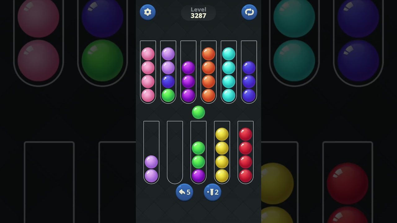 Ball Sort by Infinite Joy: Levels 3286, 3287, 3288