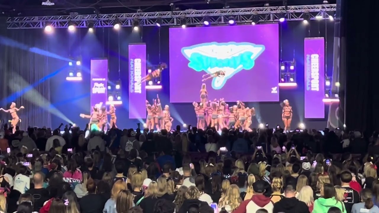 STINGRAY ALLSTARS PEACH 🍑 CHEERSPORT DAY 2