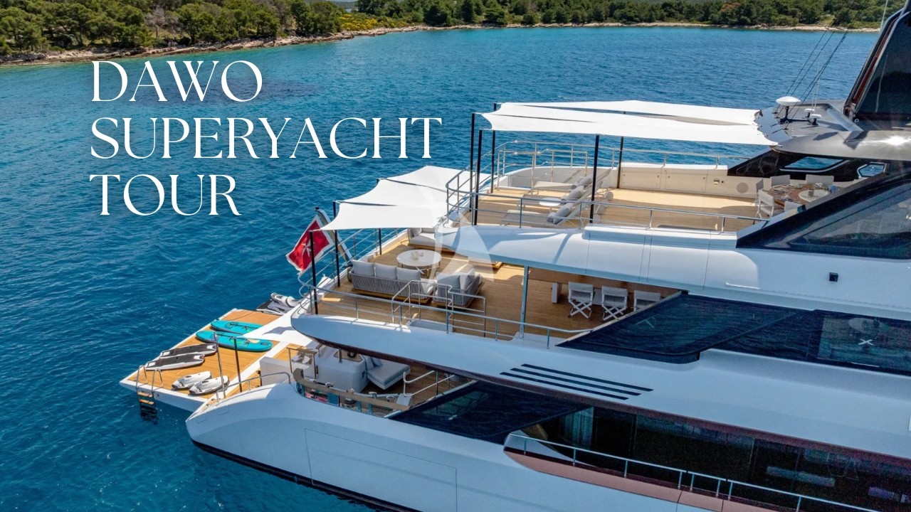 DAWO Superyacht Tour | 121’ Benetti Luxury Yacht Charter in Croatia 🇭🇷✨