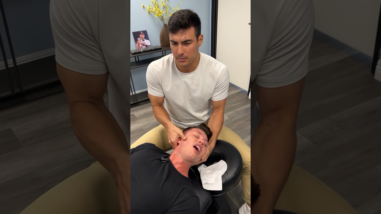 He really needed these Chiropractic Adjustments
